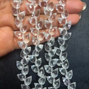 crystal quartz, 19 cm, 11.1*8.75mm, 32 pieces
