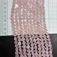 Rose quartz, triangle shape, 28cm, 7.5*7.4