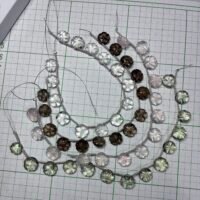 Carving flower shape , 14 piece