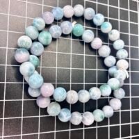 Larimar purple , round, 7.5-8 mm