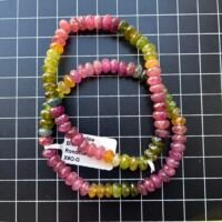 Tourmaline Bracelet, faceted rondell, 6-7 mm