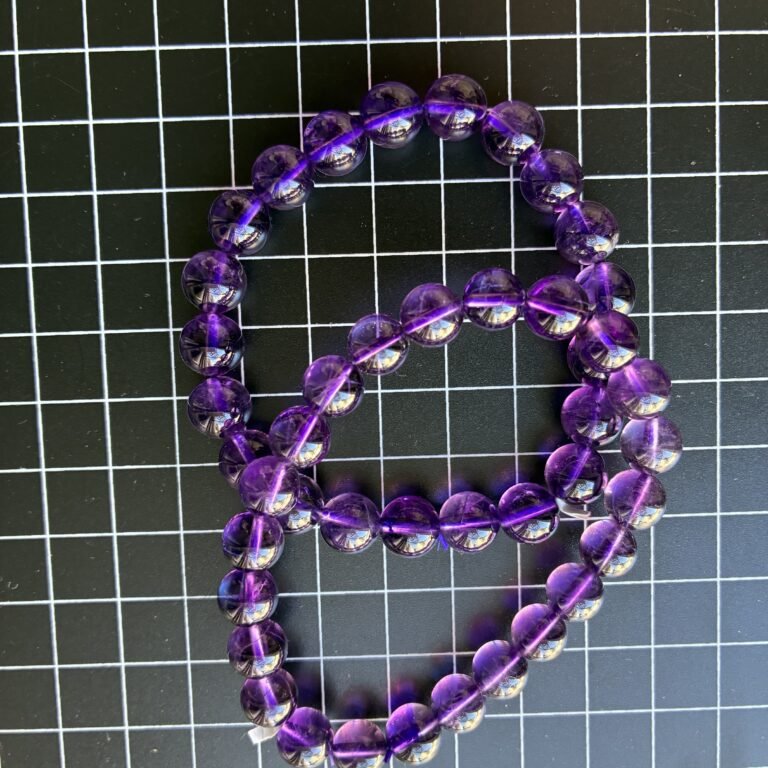 Amethyst Bracelet, 8mm, 8.5mm, 16cm