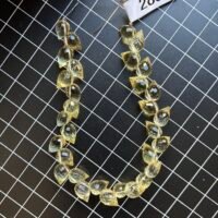Lemon quartz, drop briolette cut , 18cm , 10.85*7.25, 30 pieces
