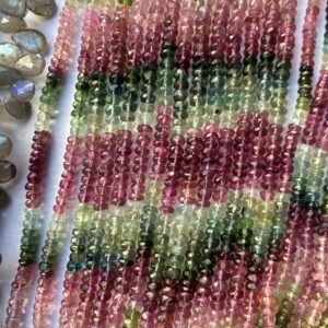 Tourmaline, Rondelle, 4 - 4.5 Mm, 32cm