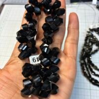 Spinal black , twisted , 22 cm