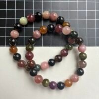 Tourmaline Natural stone , Bracelet, 9 MM