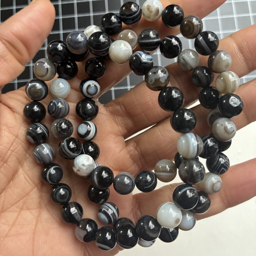 Agate Black Bracelet