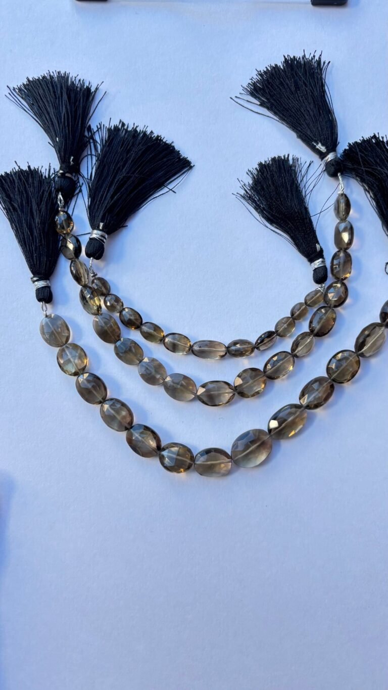 Smoky Quartz, 7*9-12*15 Mm, Faceted Oval