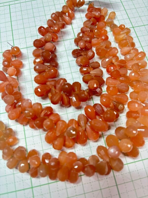 Peach Moonstone, 21cm, M Size, 12*7.5 MM
