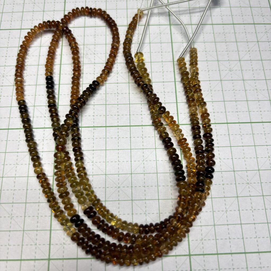Tourmaline Petrol, 44 Cm, 3.5-4 MM