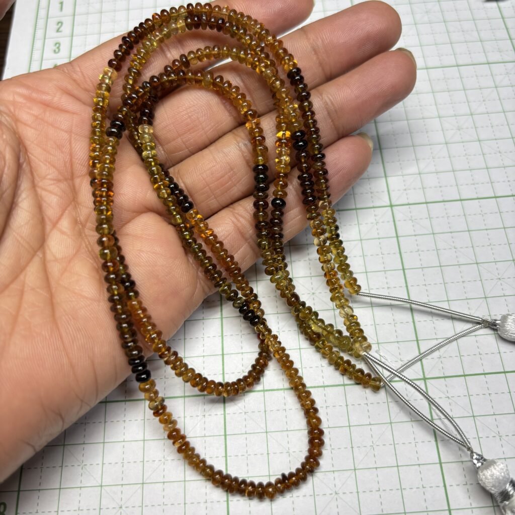 Tourmaline Petrol, 44 Cm, 3.5-4 MM