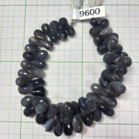 Moonstone faceted drop, L size, 22 cm, 16.5*8.5 mm