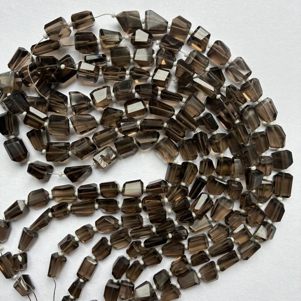 Smoky Quartz, Tumble , 8*6mm,40 cm