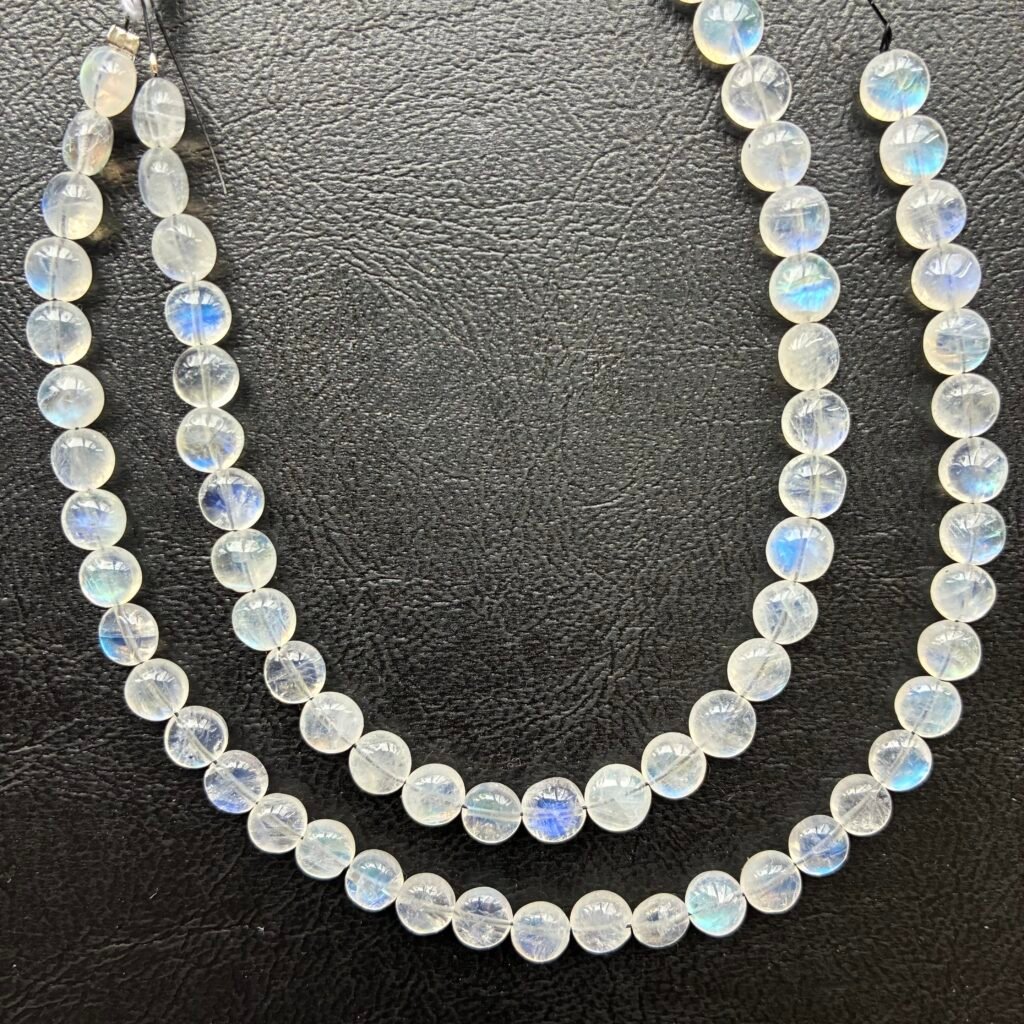 Rainbow Moonstone Coin
