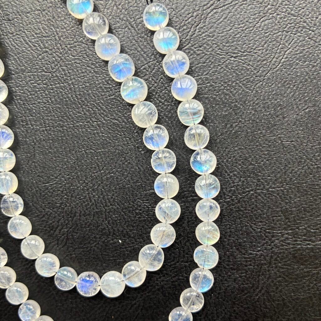 Rainbow Moonstone Coin