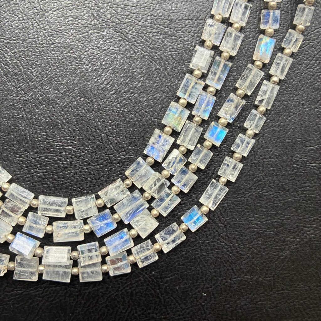 Rainbow Moonstone, Cuboid, 20cm, 7*6*4mm