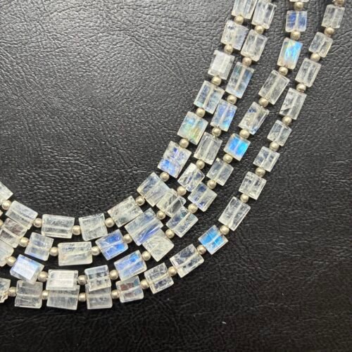 Rainbow Moonstone, Cuboid, 20cm, 7*6*4mm