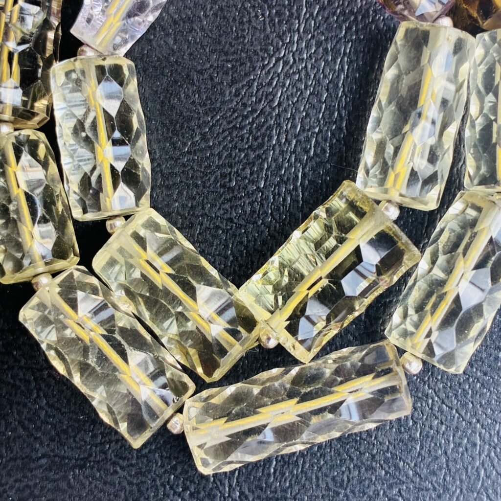 Basis Mix Gemstone, Tublite,6*14-19x10mm ,23cm