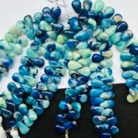 Afganite Smooth Pear, 10 cm, 12*8*5.2mm, 27 beads