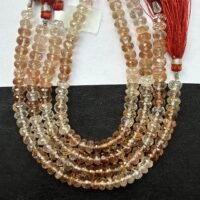 Imperial Topaz Rondell, 21 cm, 7.5*4.8 mm, AAA quality