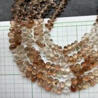 Imperial Topaz, Faceted Drop, 24cm, XL, L,M,S,Size