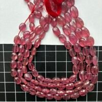 Pink Natural Ruby Oval, 25 cm, 8.7*6.8*4.6- 7.3*5.8*2.5 mm