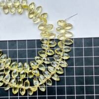 Lemon Quartz, Faceted Marquise, 22 cm,10*6*4mm