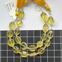 Lemon Quartz Tumble, 17 cm, 11.1*9.3*6 mm, 10 beads