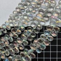 Aura Quartz, AAA quality, Faceted Pear, 22Cm, S,M,L,XL SIZE