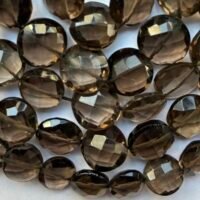 Smoky Quartz Round,20Cm, 9*10*4Mm