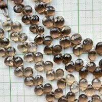 Smoky Quartz, M, L size, Heart, 22 Cm, 7*8*4MM