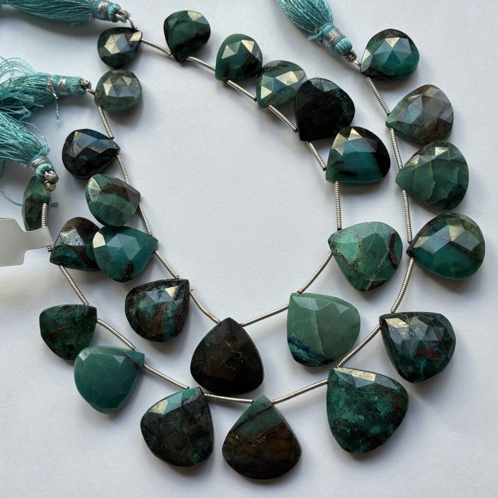 Chrysocalla Heart