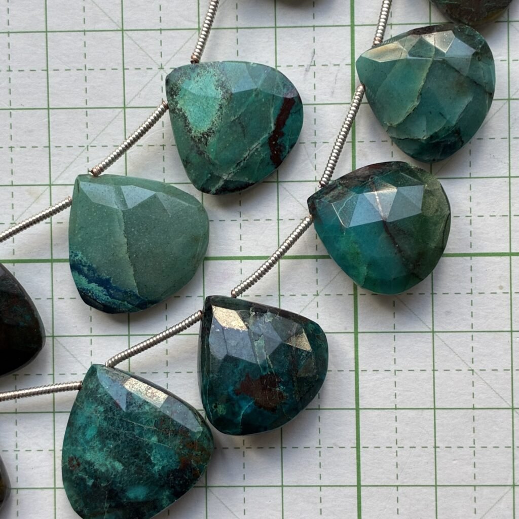 Chrysocalla Heart