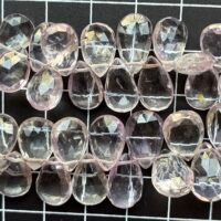 Pink Amethyst Pear,24Cm,12*7*3Mm