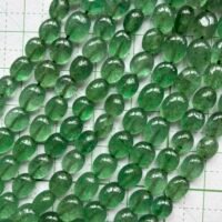 Green Strawberry ,Smooth Oval , 21Cm, 6*5*2mm