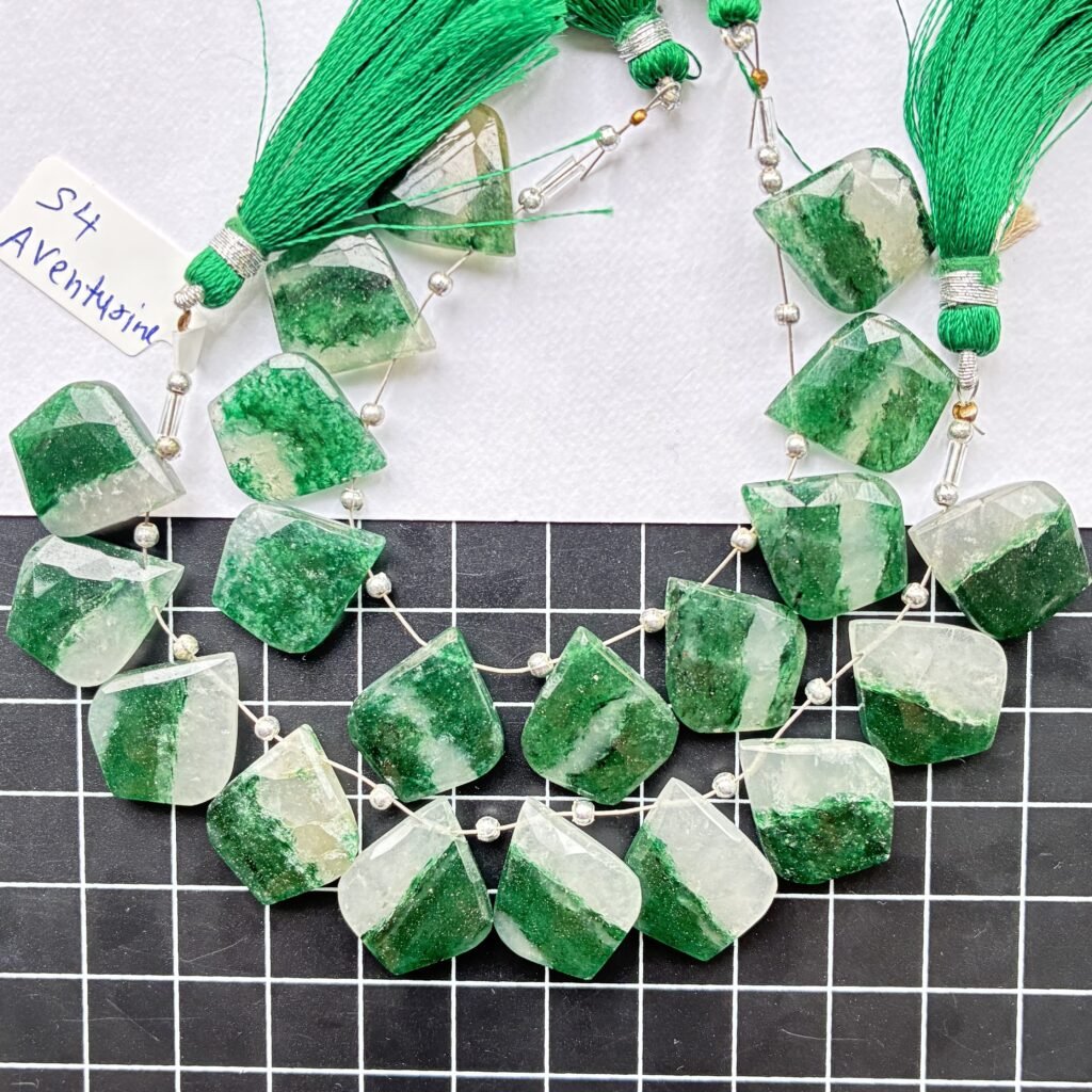Aventurine, Leaf Shape, 19*16*5mm