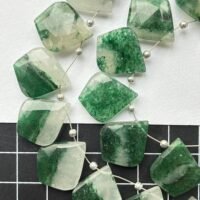 Aventurine, Leaf Shape, 19*16*5mm