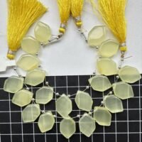 Yellow Obsidian (p) Hexagon, 19*13*5 MM, 10 piece