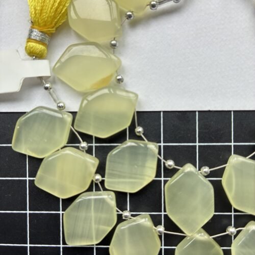 Yellow Obsidian (p) Hexagon, 19*13*5 MM, 10 piece