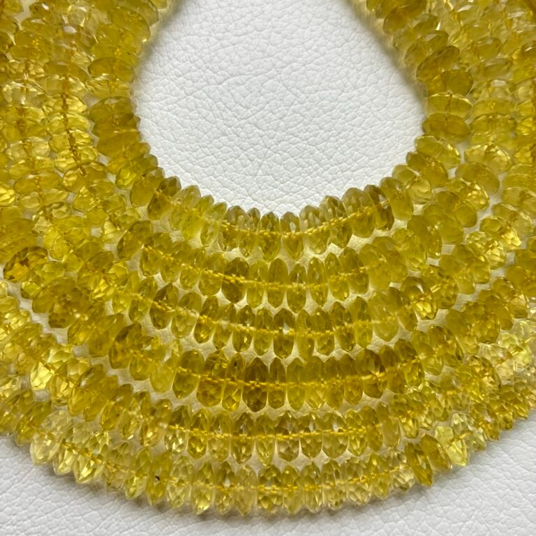 Lemon Quartz , Rondell,21Cm