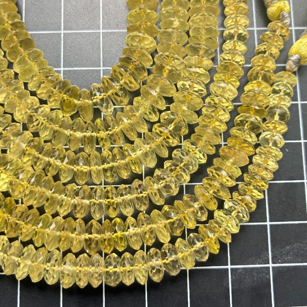 Lemon Quartz , Rondell,21Cm
