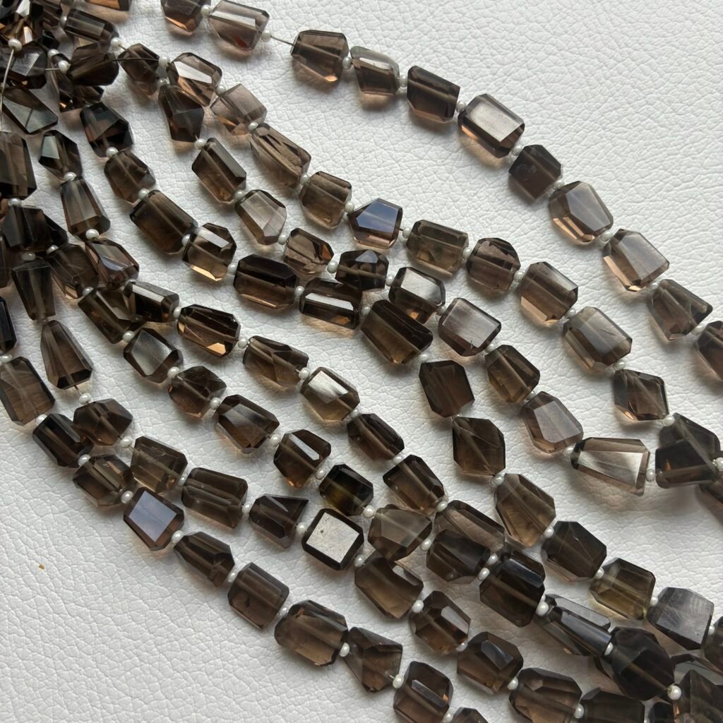 Smoky Quartz, Tumble , 8*6mm,40 cm