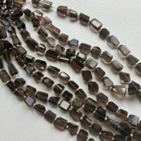 Smoky Quartz, Tumble , 8*6mm,40 cm