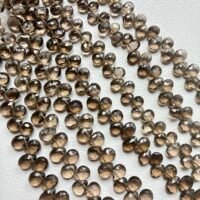Smoky Quartz, Pear,22Cm