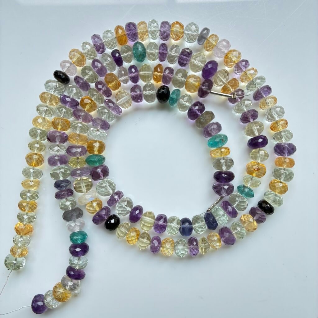 Basis Mix Gemstone, Round Msize,7mm,35cm