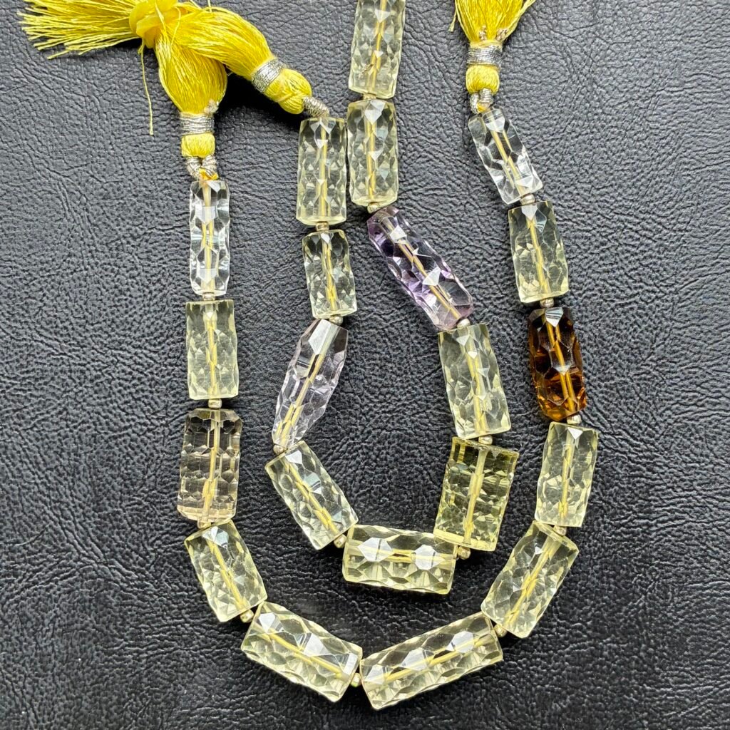 Basis Mix Gemstone, Tublite,6*14-19x10mm ,23cm