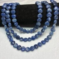 Blue Aventurine, Heart, 10.5*11mm, 38 CM