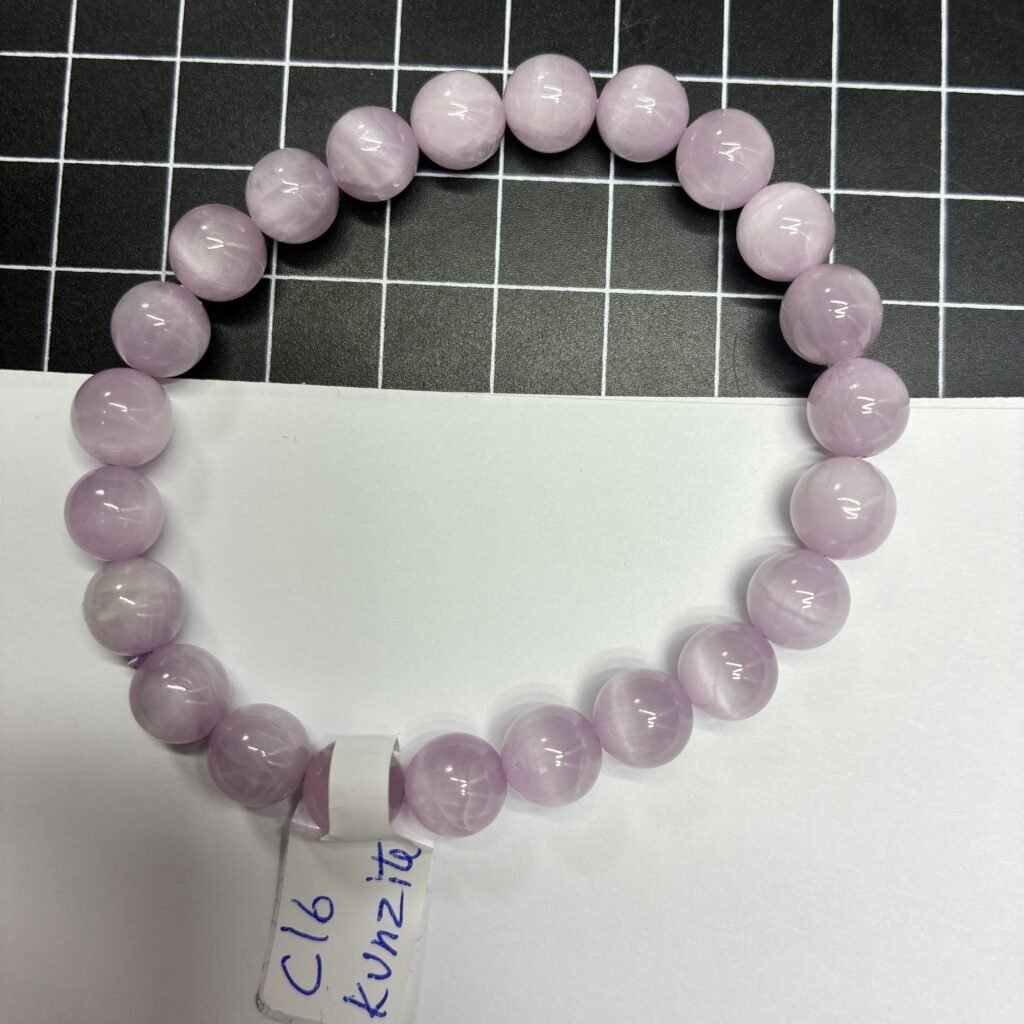 Kunzite Bracelet, 8mm, 16cm, S, M Size