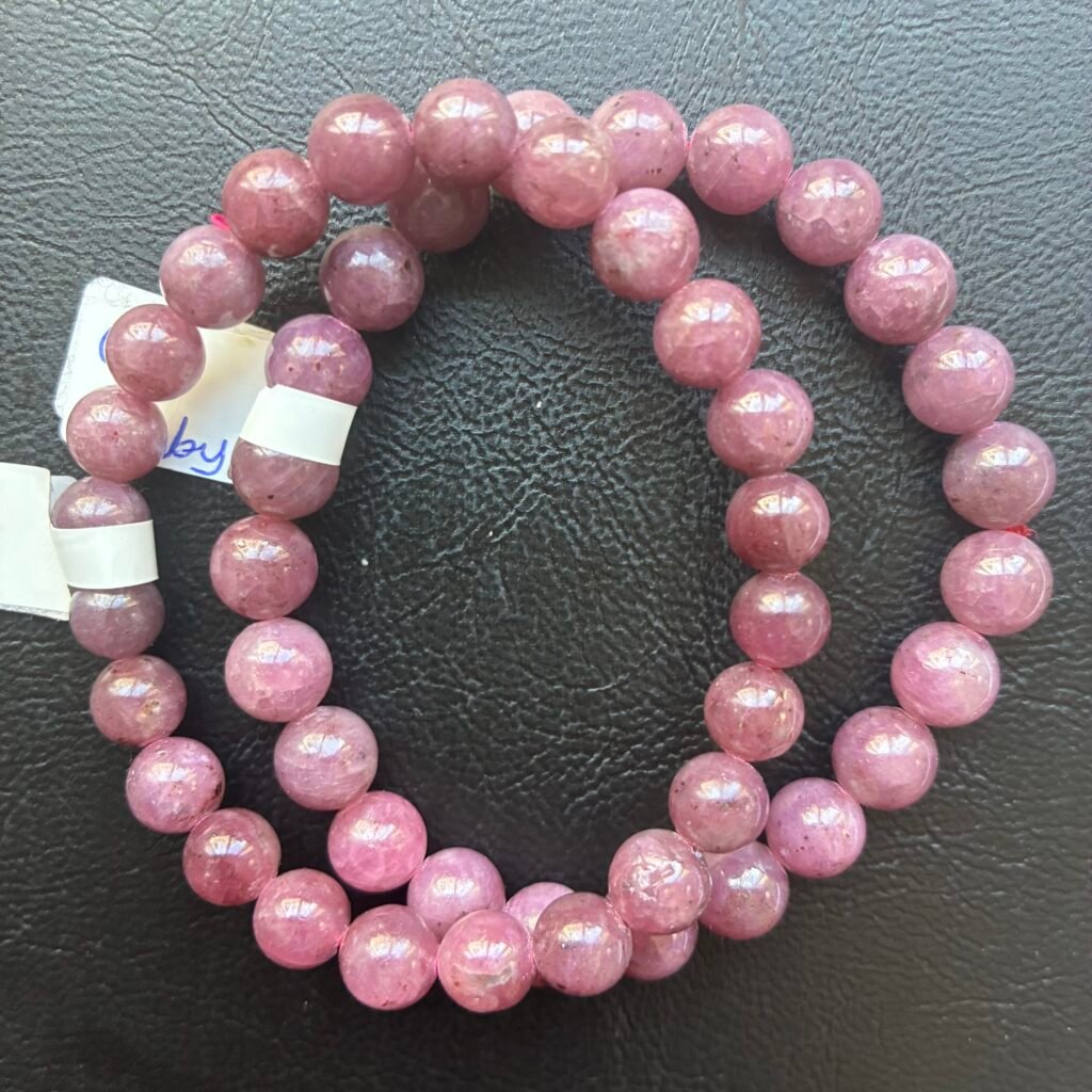 Natural Ruby Bracelet 8mm