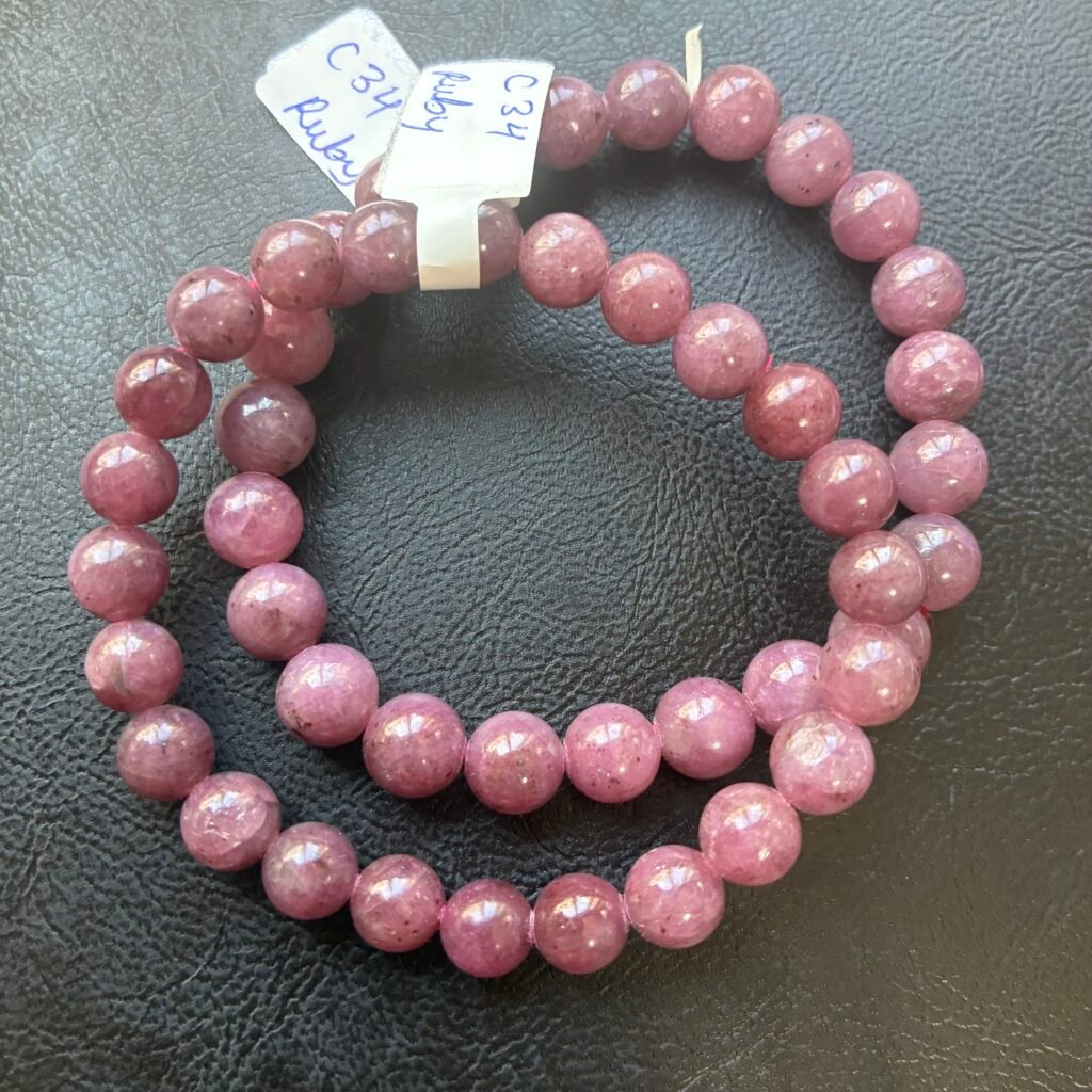 Natural Ruby Bracelet 8mm